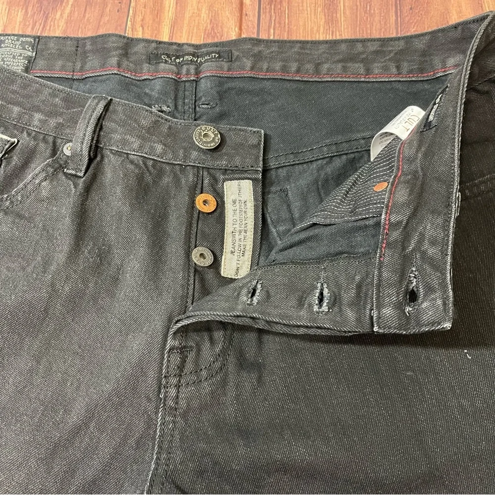 Men’s Cult of Individuality Black Rebel Straight Jeans